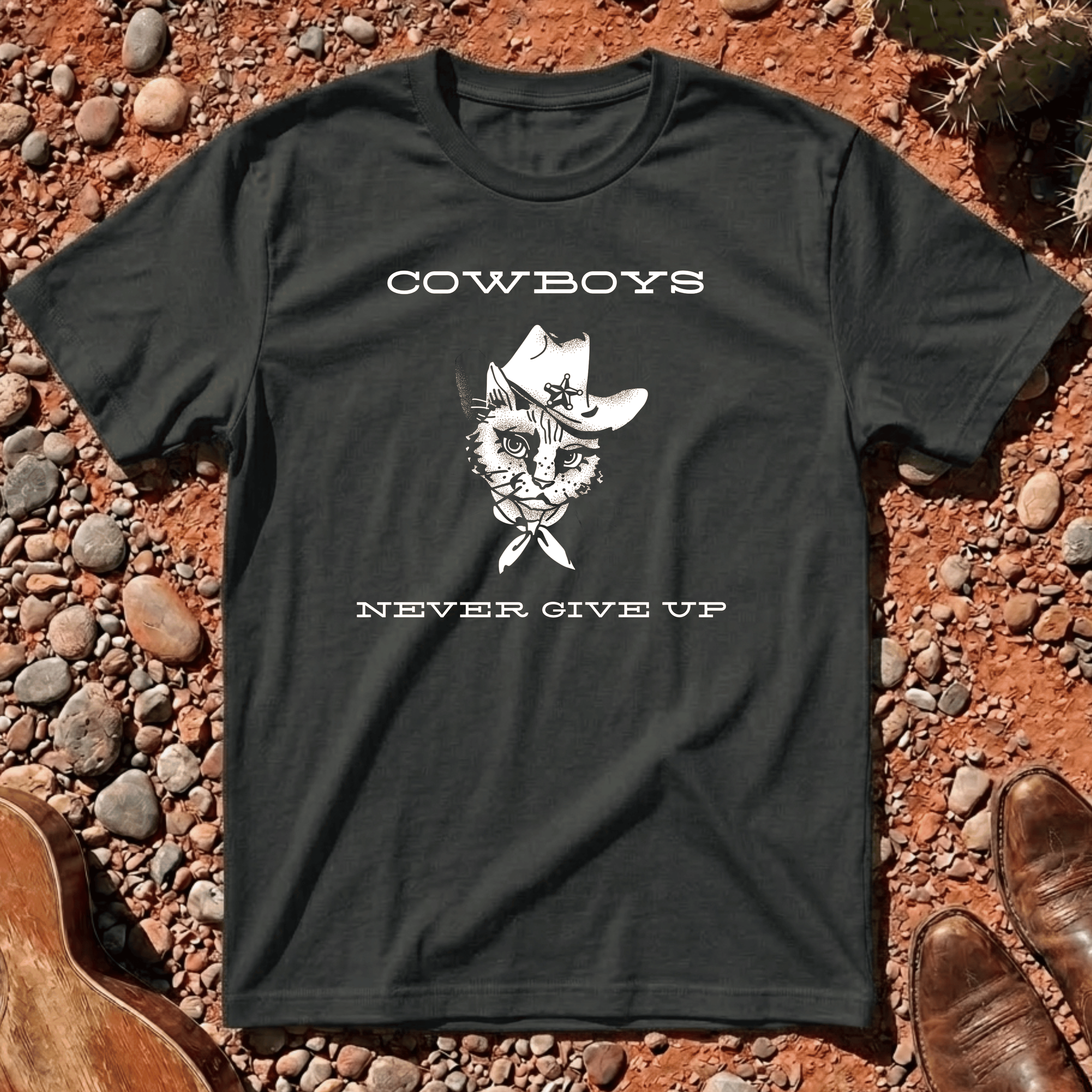 Cowboys Never Give Up T-Shirt