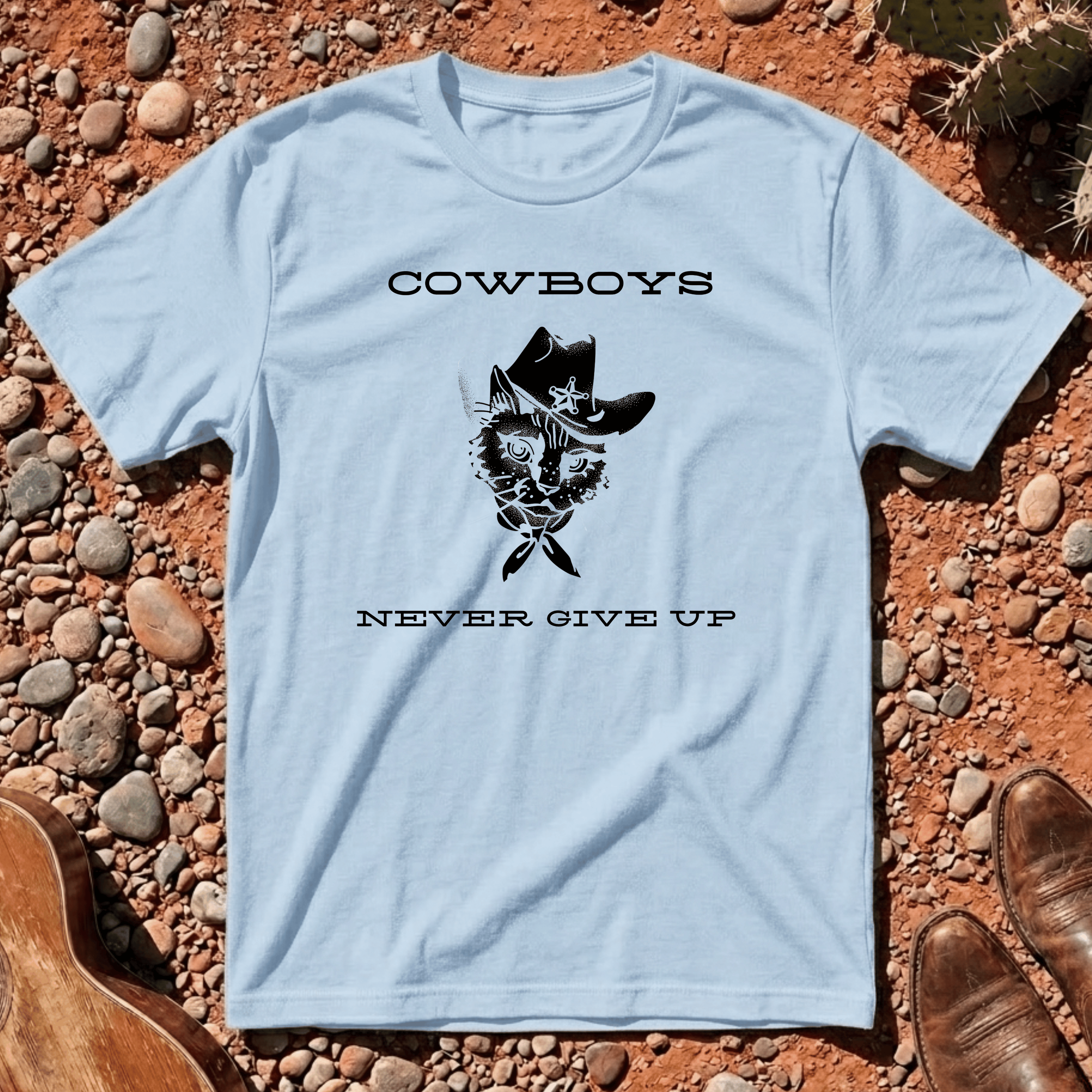Cowboys Never Give Up T-Shirt
