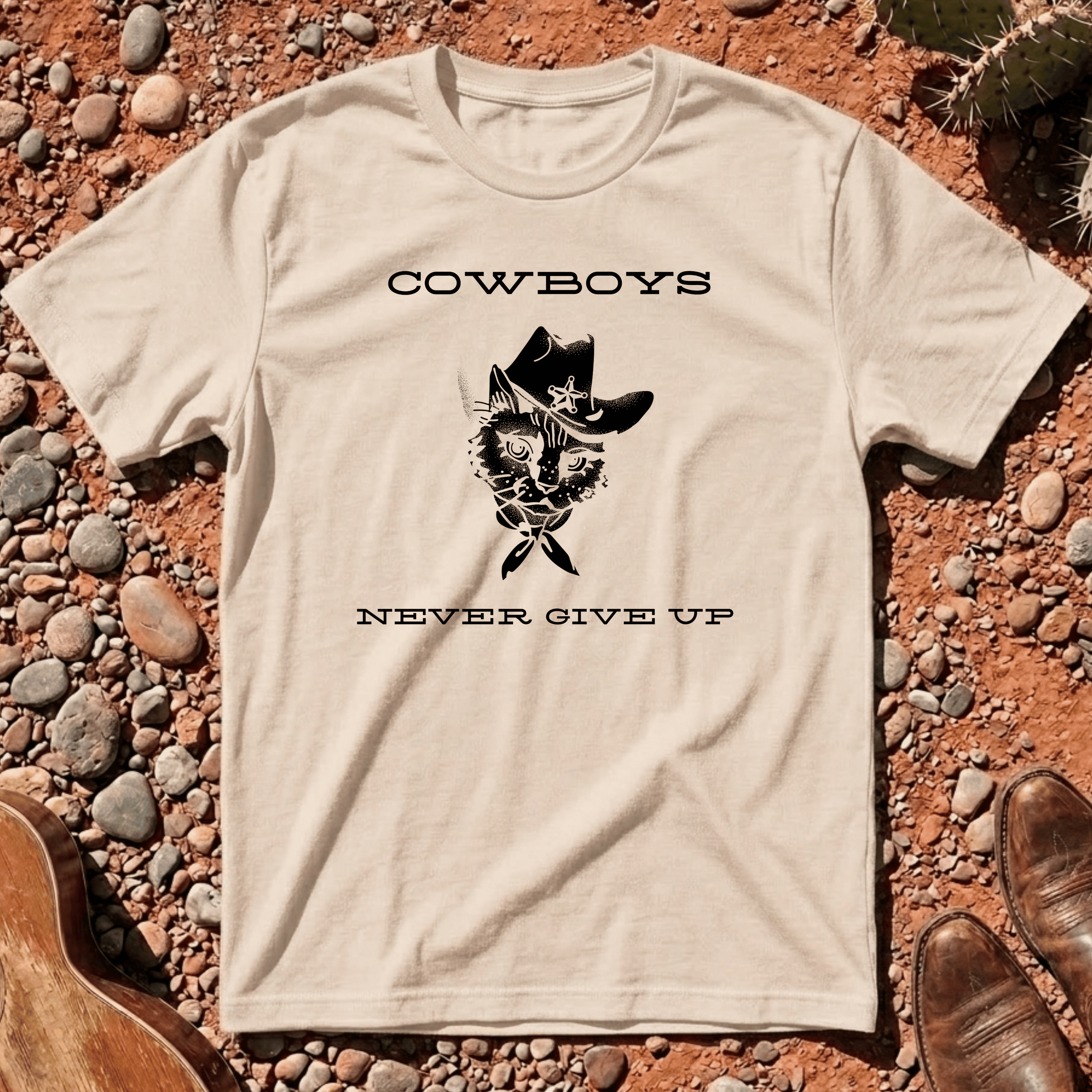 Cowboys Never Give Up T-Shirt