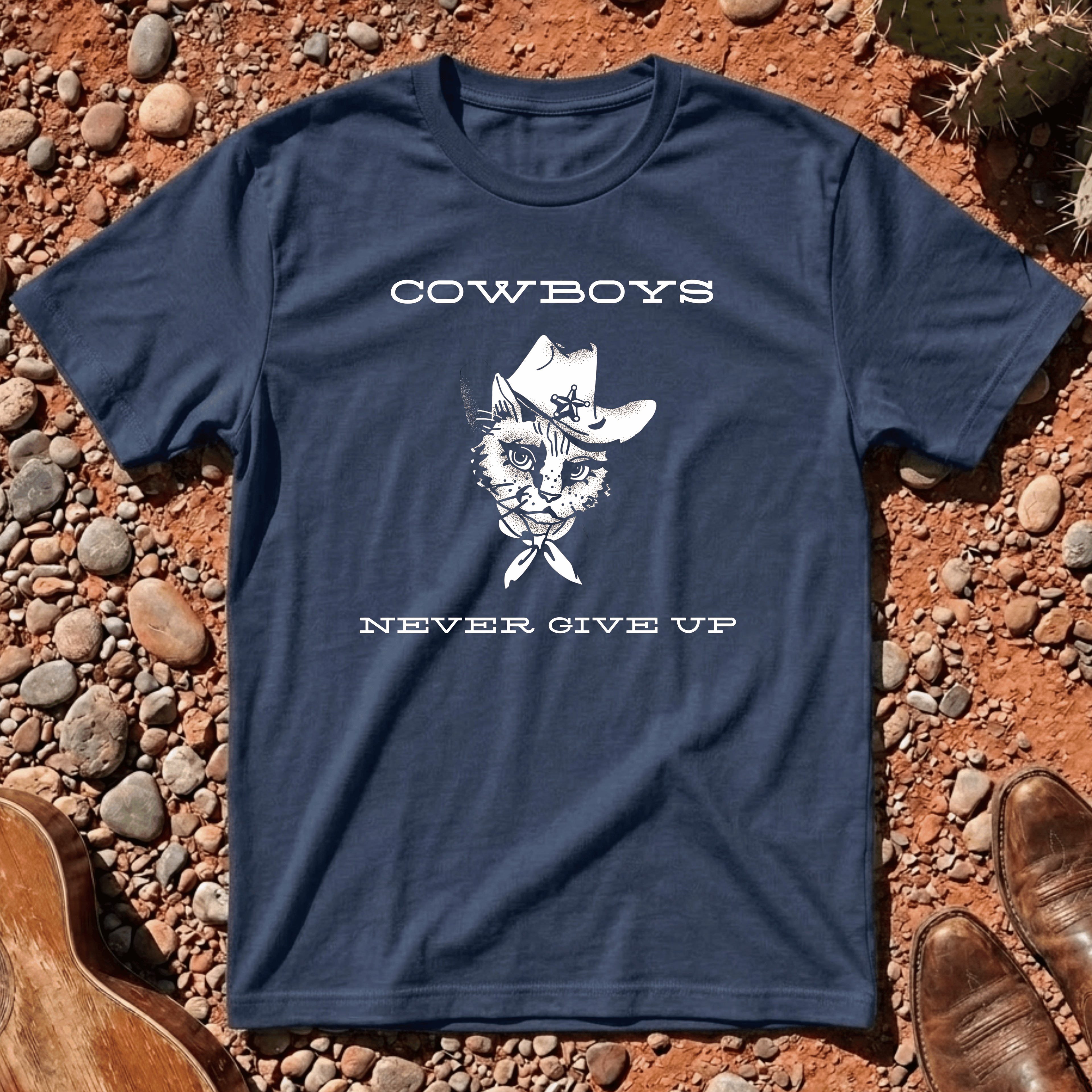 Cowboys Never Give Up T-Shirt
