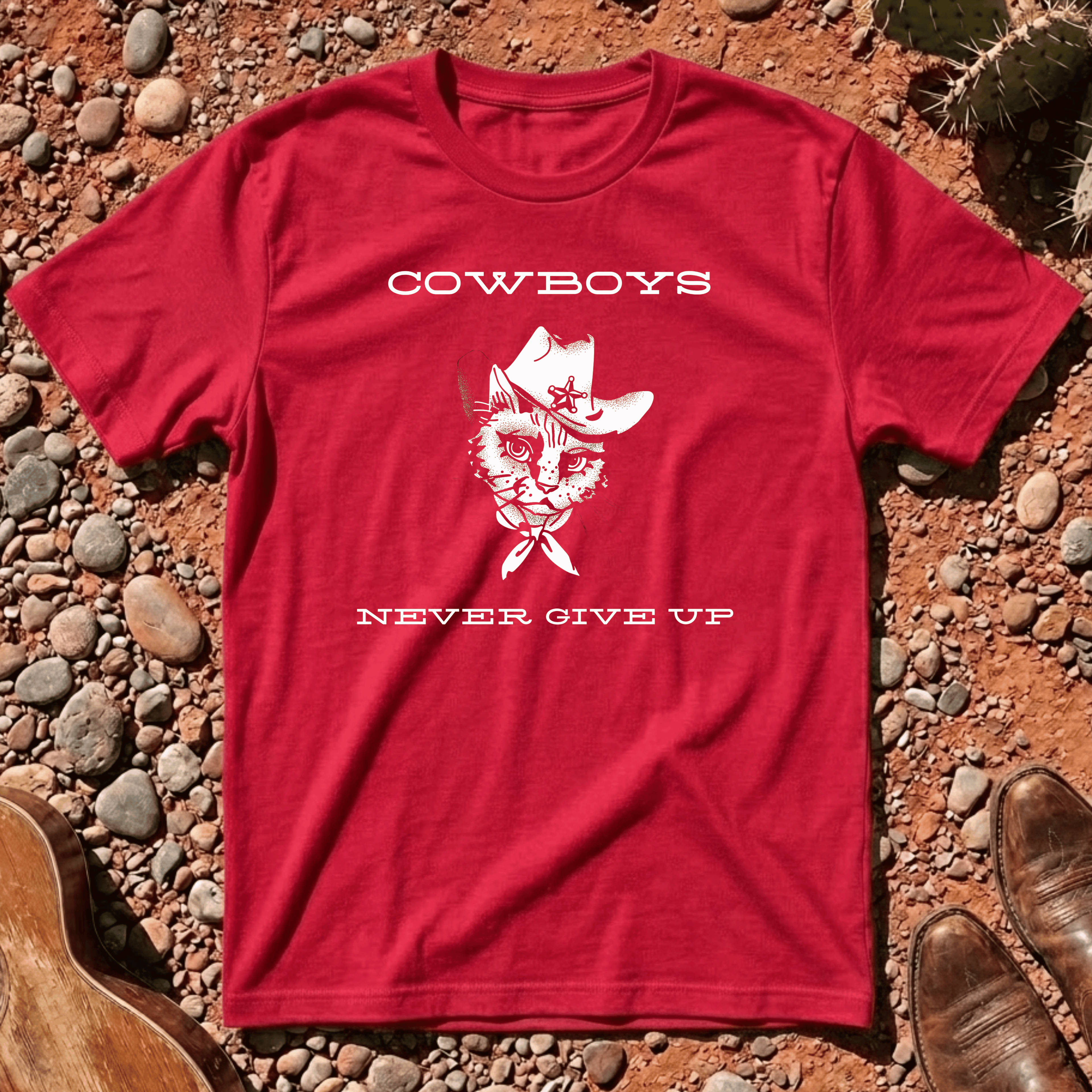 Cowboys Never Give Up T-Shirt