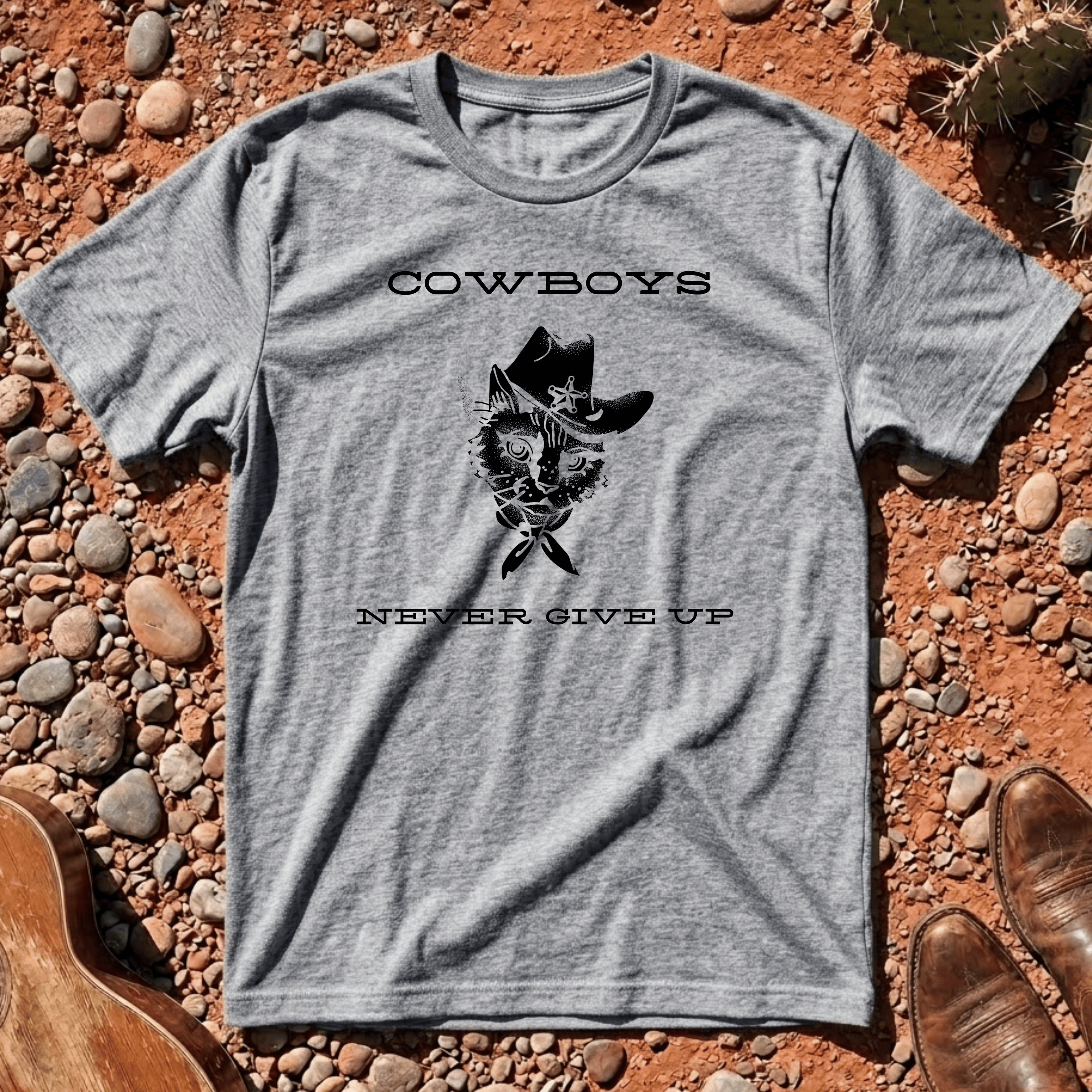 Cowboys Never Give Up T-Shirt